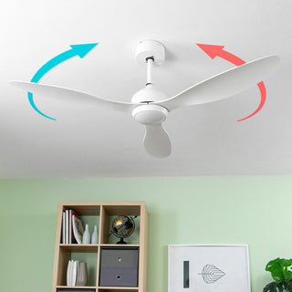 Deckenventilator mit LED-Licht und 3 ABS-Flügeln Weiß 36 W
