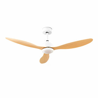 Deckenventilator mit LED-Licht und 3 ABS-Flügeln Holz 36 W