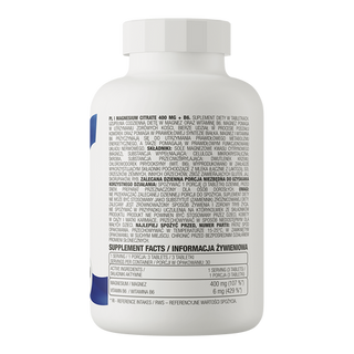 OstroVit Magnesiumcitrat 400 mg + B6 90 Tabletten