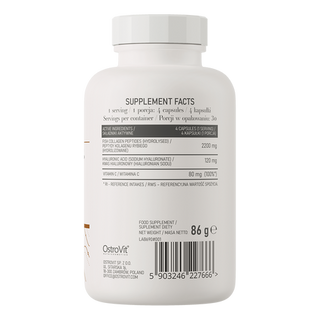 OstroVit Marines Kollagen + Hyaluronsäure + Vitamin C 120 Kapseln