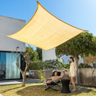 sonnensegel 2 Rechteckiges Sonnensegel 2 x 3 m – Slimshop