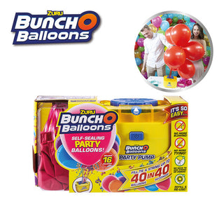 Bunch O Balloons Kit - 16 roze ballonnen met pomp