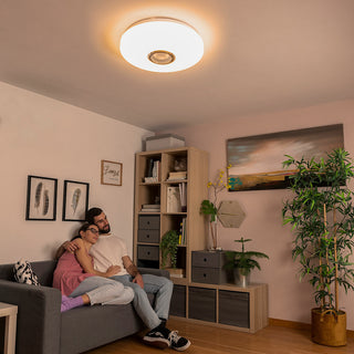 LED-Deckenleuchte mit Lautsprecher Lumavox