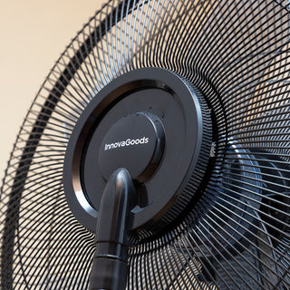 Standventilador und -vernebler mit Fernbedienung Schwarz 90 W 2,8 L