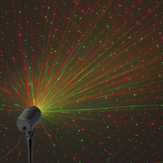 EASYmaxx Laserstrahler Starlight mit Bewegung und Fernbedienung
