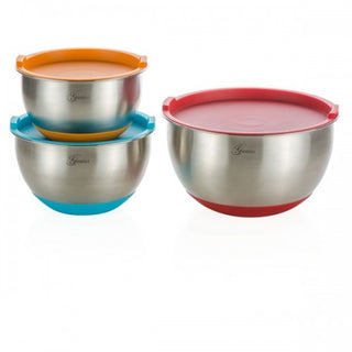Genius® Edelstahl Schüssel-Set, 6-tlg.