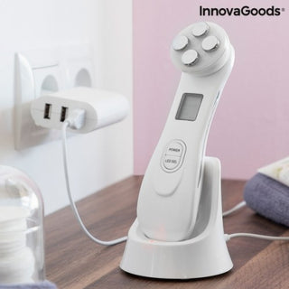 Gesichtsmassagegerät 6in1 mit Radiofrequenz, Phototherapie und Elektrostimulation