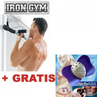 Iron Gym das Türrahmen Trainingsgerät & Butterfly Abs