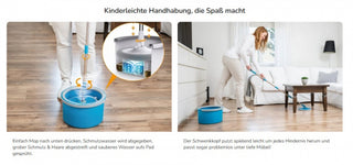 Livington Clean Water Spin Mop Frischwasser-Wischsystem