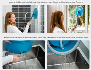 Livington Clean Water Spin Mop Frischwasser-Wischsystem