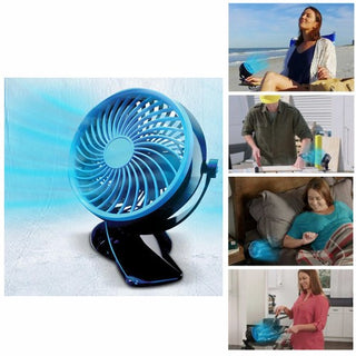 Livington Go Fan - mobiler Akku-Ventilator schwarz