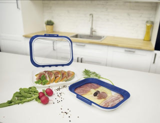 Livington Flex&Fresh 4er Frischhalteplatten-Set – zum Frischhalten und Servieren