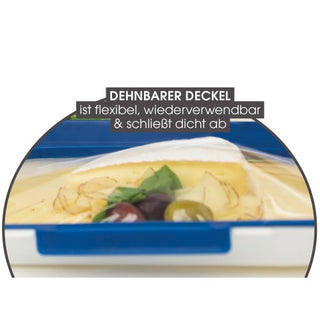 Livington Flex&Fresh 4er Frischhalteplatten-Set – zum Frischhalten und Servieren