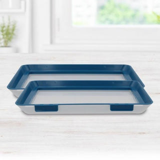 Livington Flex&Fresh 4er Frischhalteplatten-Set – zum Frischhalten und Servieren