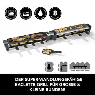 MAXXMEE Raclette Grill variabel für 8 Personen