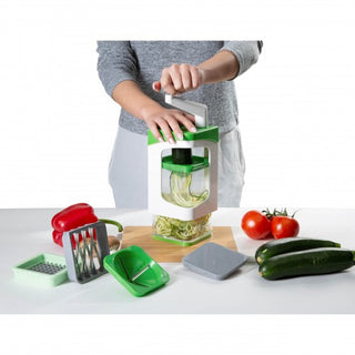 Nicer Dicer Julietti 7in1 Spiralschneider inkl. Würfel-Einsätze Set 13-tlg.