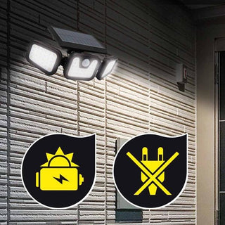 Panta TrioSolar LED Outdoor-Solarlampe mit Bewegungsmelder