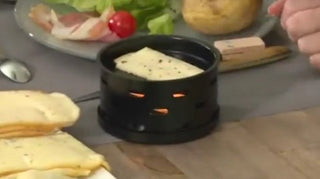 Mini Raclette Pfännchen mit Teelichtern 4er Set