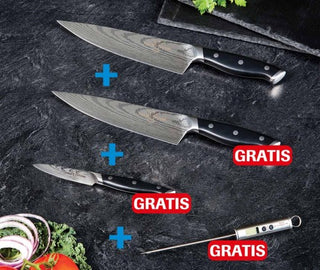 Trusted Butcher Messerset + gratis Thermometer