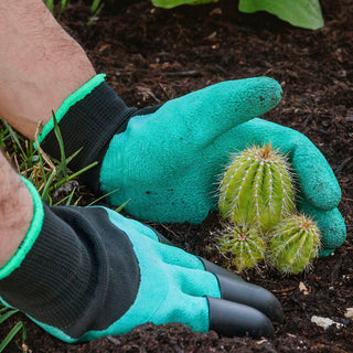 Gartenhandschuhe mit Krallen