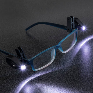 360º LED Leselicht für die Brille  2 Stück