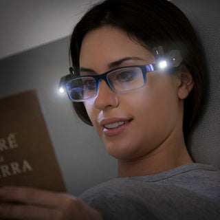 360º LED Leselicht für die Brille  2 Stück
