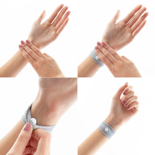 Anti-Schwindel-Armband mit Nei-Kuan Druckpunkt Nona  (2Er pack)