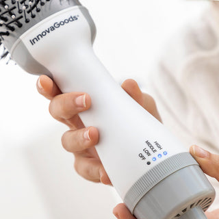 Bürstentrockner und Ionen-Volumenstyler Volumio  1000W Weiß/Grau