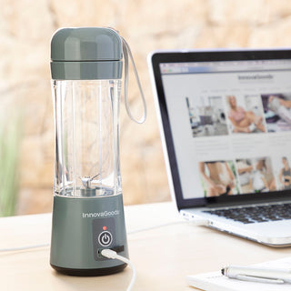 Wiederaufladbarer tragbarer Standmixer mit Becher