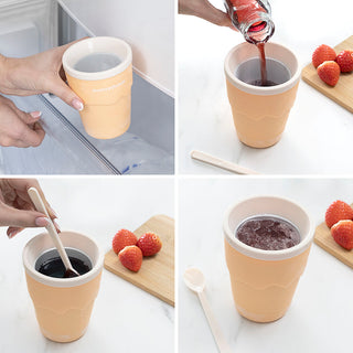 Becher für Eis und Slush-Eis mit Rezepten
