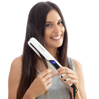 Haarglätter aus Keramik mit Dampffunktion Stemio  36 W