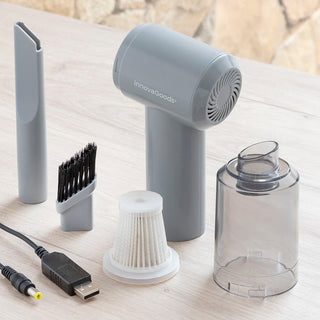 Schnurloser, wiederaufladbarer Mini-Handstaubsauger - schnelles Laden mit USB
