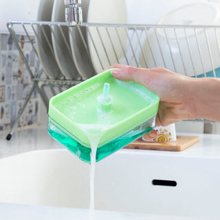 Seifenspender 2 in 1 für Spülbecken