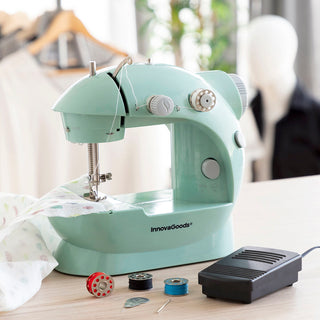 Tragbare Mini-Nähmaschine mit LED