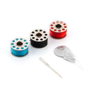Tragbare Mini-Nähmaschine mit LED, Fadenschneider und Zubehör