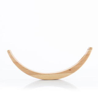 Pendelnder Weinflaschenhalter aus Holz