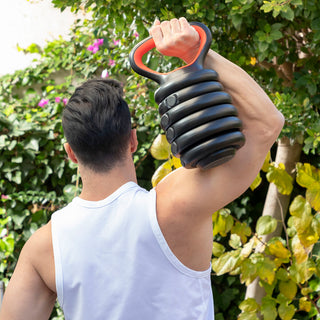 6 in 1 Verstellbarer Hantelsatz mit Trainingsanleitung