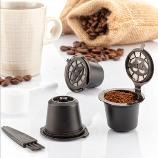 Set mit 3 wiederverwendbaren Kaffeekapseln