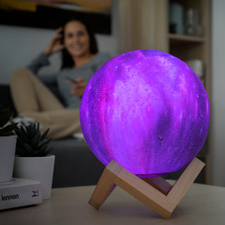 Wiederaufladbare LED-Lampe Galaxie - inklusive Fernbedienung