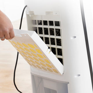 Lamellenloser Luftkühler mit Verdunstungsionisatoren und LED-Lichtern