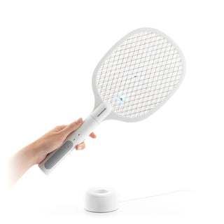 2-in-1 wiederaufladbares Racket zum Insektenvernichten mit UV-Licht