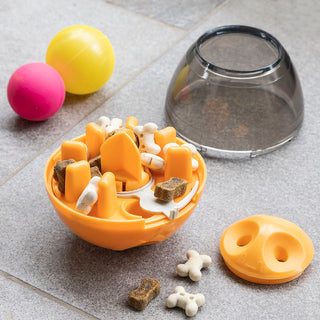 2 in 1 Haustier-Leckerli-Spender Spielzeug