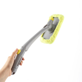 2-in-1-Glasreiniger mit Sprühkopf inkl. 2 Mikrofasermopps