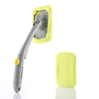 2-in-1-Glasreiniger mit Sprühkopf inkl. 2 Mikrofasermopps
