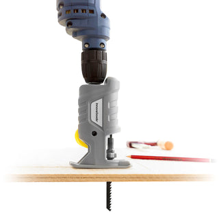 Stichsägen-Adapter für Bohrmaschinen - enthält 3 Arten von Sägeblättern