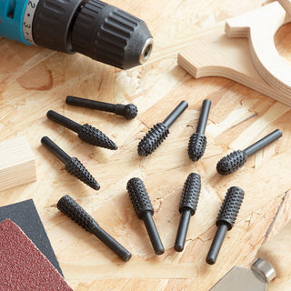 Fräser-Set 10 Stück austauschbare Fräseraufsätze