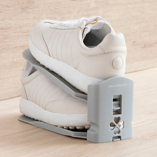 Verstellbarer Schuhhalter 6 Stück - Platz für 12 Schuhe
