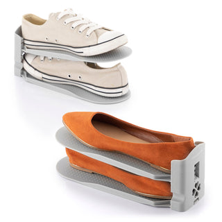 Verstellbarer Schuhhalter 6 Stück - Platz für 12 Schuhe