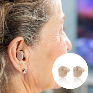 Im-Ohr Hörverstärker mit Zubehör Hearzy  2 Stück