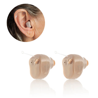 Im-Ohr Hörverstärker mit Zubehör Hearzy  2 Stück